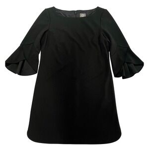 Vince Camuto Black Dress with 3/4 Length Tulip Sleeves New Without Tags Size 8